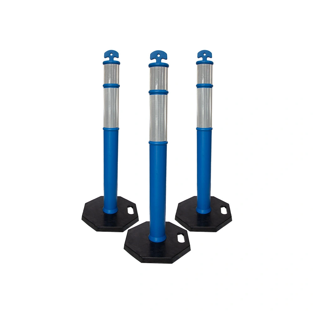 set of 3 bollard post