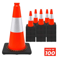 set of 100pcs traffic cone