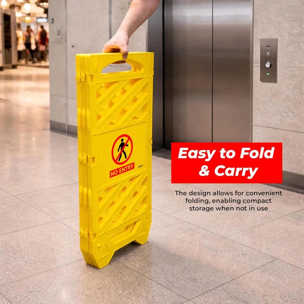 easy to fold barrier