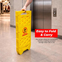 easy to fold barrier