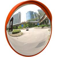 outdoor wide angle safety convex mirror for security and visibility