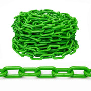 25 Meter 6MM Plastic Chain Green