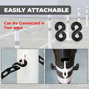 Black Plastic Chain Barrier 3M x 6MM