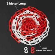 3Meter 6MM Barrier Plastic Chain