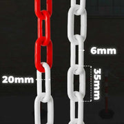 3Meter 6MM Barrier Plastic Chain