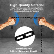 3Meter 8MM Plastic Chain Barrier