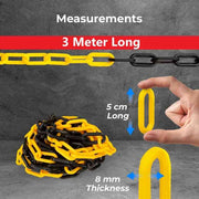 3Meter 8MM Plastic Chain Barrier