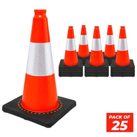 set of 25 pcs traffic cone 