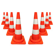 55CM Flexible PVC Traffic Cone | Orange Reflective Road Safety Cone
