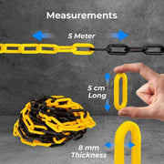 5Meter Plastic Chain Barrier