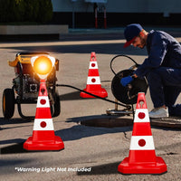 62cm red traffic cone safety barrier