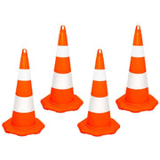 70CM Orange Traffic Cone | Full-Soft PVC Safety Cone