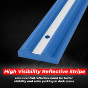 100CM PVC Wall Bumper Protector Blue Reflective Wall Guard