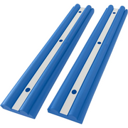 100CM PVC Wall Bumper Protector Blue Reflective Wall Guard