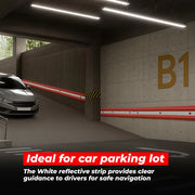 100CM PVC Wall Bumper Protector Red Reflective Wall Guard