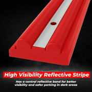 100CM PVC Wall Bumper Protector Red Reflective Wall Guard