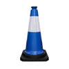 75CM Blue Traffic Safety Cone | Stackable Safety Cone with Weighted Base