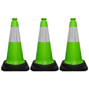 75CM Traffic Safety Cone | Green Reflective Safety Cone