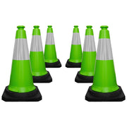 75CM Traffic Safety Cone | Green Reflective Safety Cone