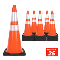 set of 25 pcs traffic cone 