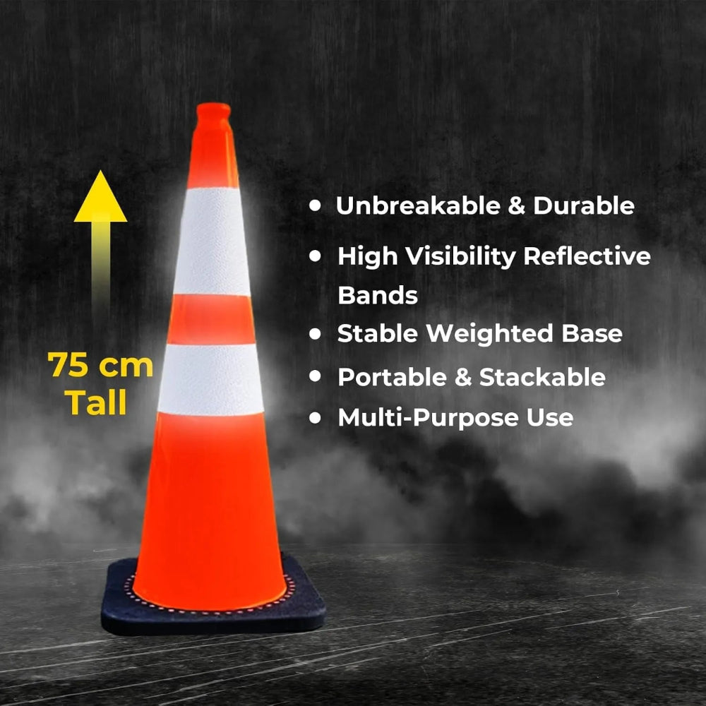 75cm tall traffic cone 