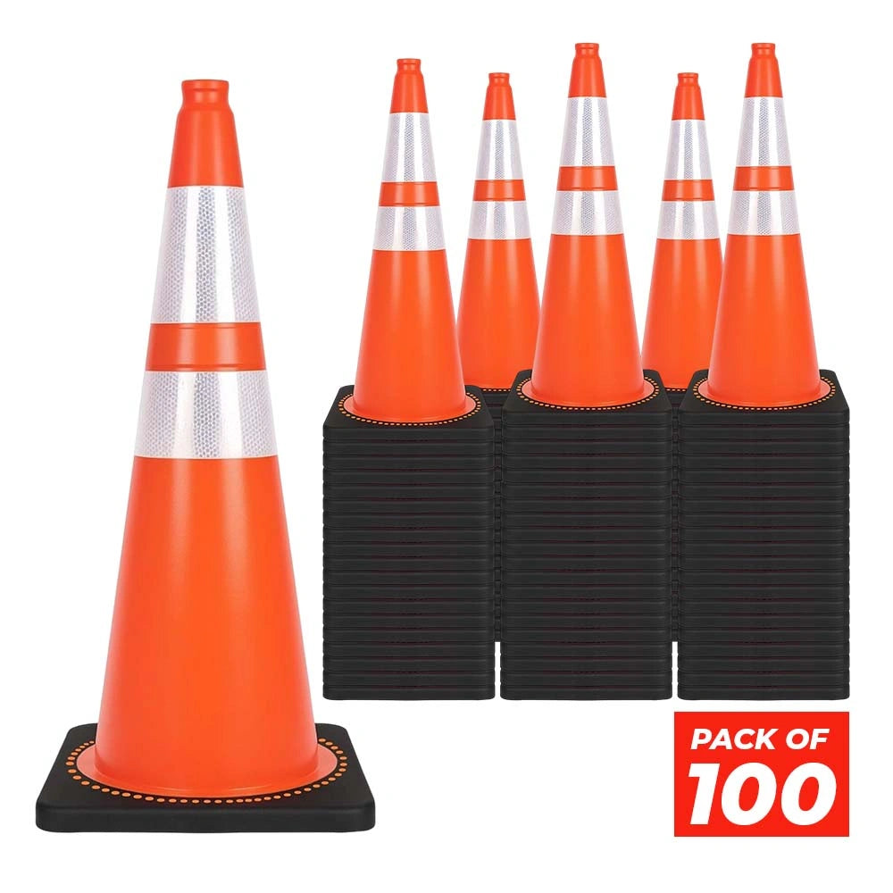 set of 100 traffic cone 