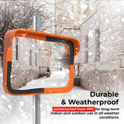 40 × 60CM Indoor & Outdoor Rectangular Convex Safety Mirror Wide Angle Security Mirror