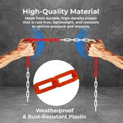 Set of 2 Plastic Chain - 10 Meter 8MM