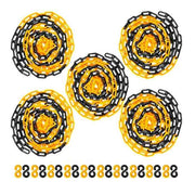 10 Meter 8MM Plastic Chain - Yellow and Black