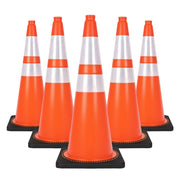 75CM Traffic Safety Cone | 3.2KG Orange Flexible PVC Road Cone