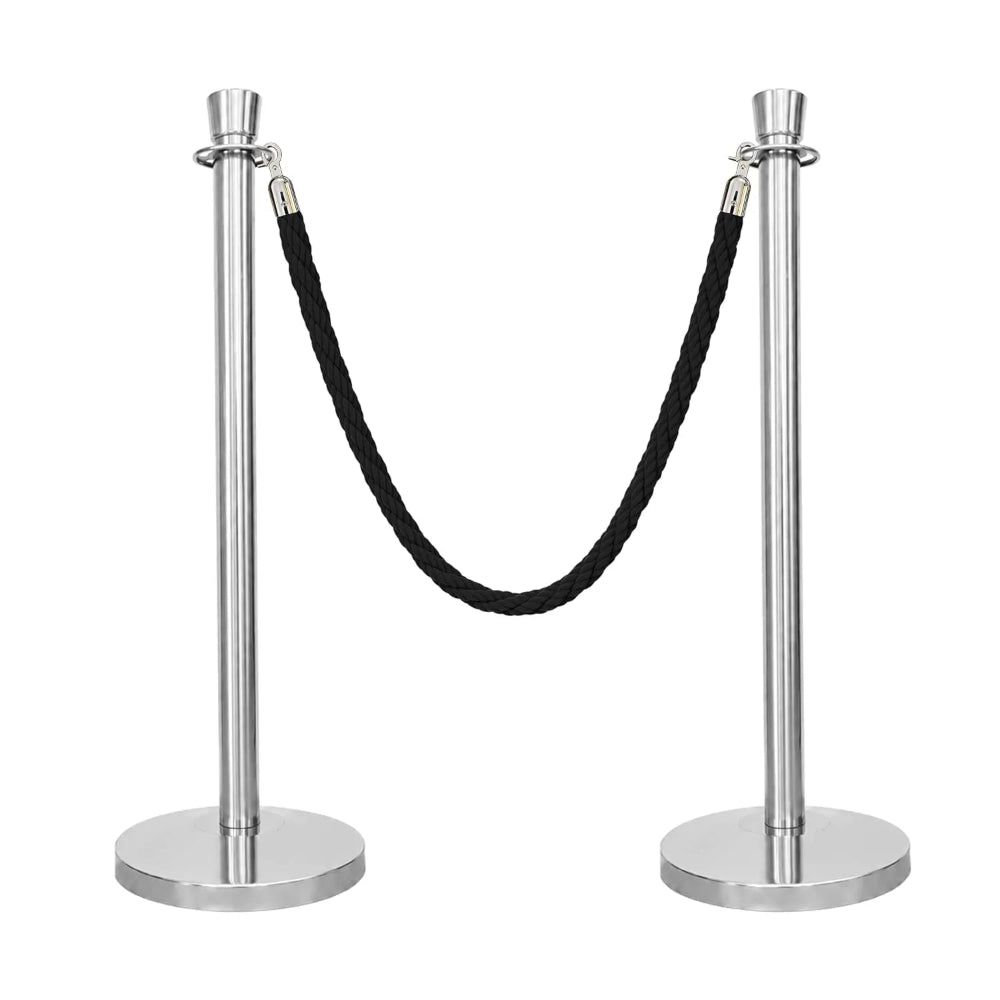queue barrier with rope 