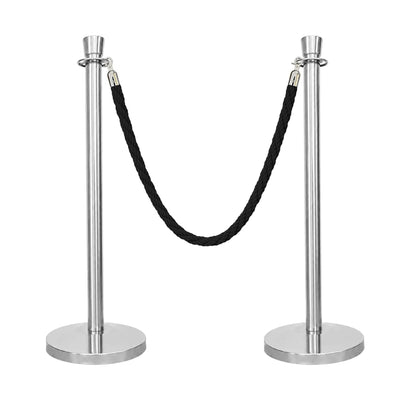queue barrier with rope 