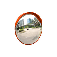 wide angle convex safety mirror for enhanced visibility and security