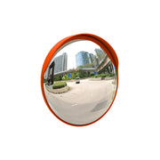 wide angle convex safety mirror for enhanced visibility and security