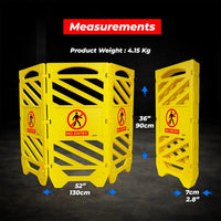 foldable barrier 