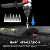 rubber speed ramp cable protector for indoor and outdoor use