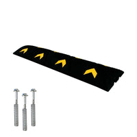 speed ramp cable protector with two channels for cable safety