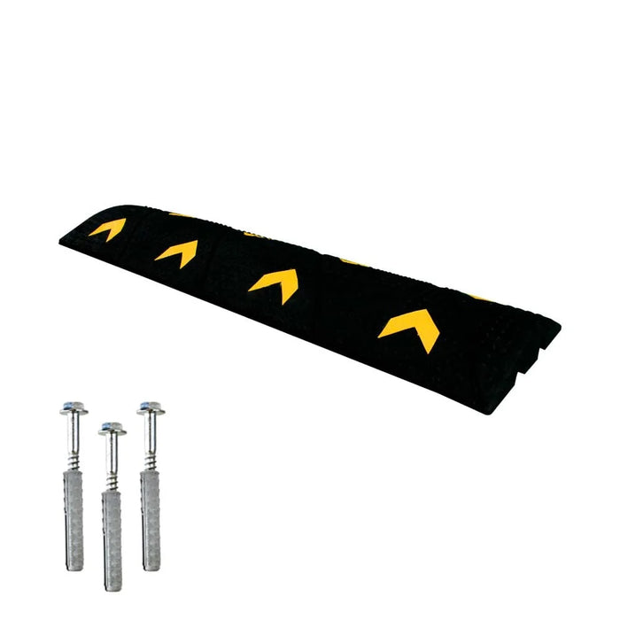 speed ramp cable protector with two channels for cable safety