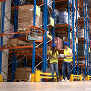 forty by sixty centimeter rectangular convex mirror for warehouse traffic and workplace visibility