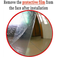orange convex mirror for warehouse safety and traffic awareness